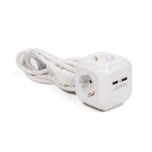Laden Sie das Bild in den Galerie-Viewer, Steckdosenleiste Steckerleiste Mehrfachsteckdose Mehrfachstecker 3 4 6 8 fach USB
